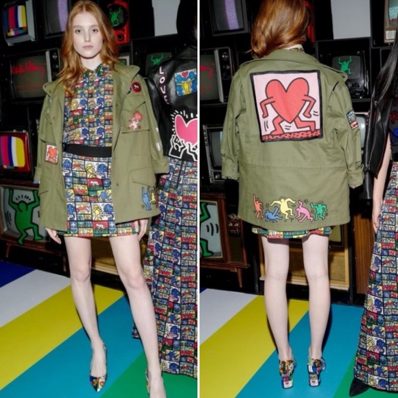 RARE Keith Haring x Alice + Olivia
Limited Edition Russo Parka Size Small - Picture 3 of 16